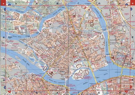 Карта санкт петербурга с улицами