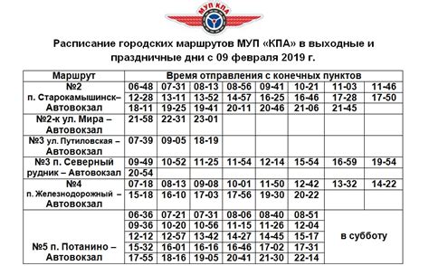 Расписание автобусов копейск