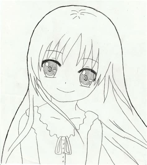 Рисунки аниме девушек