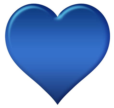 Синие сердечки