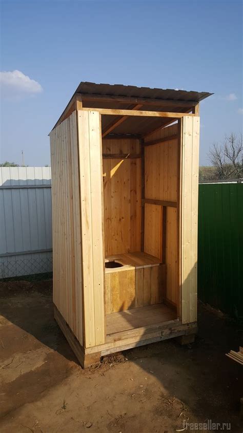 Туалет дачный деревянный своими руками