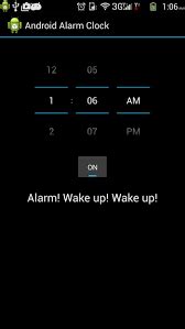 Cursed android alarm