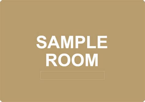 Sample room